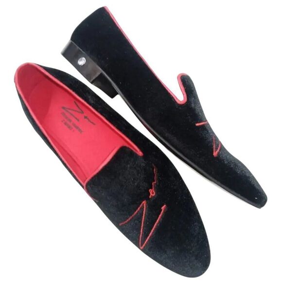 Zeusori Vampire Z Series 1 Elegant Loafers Velvet Silhouette Slippers Men's 10 - Picture 3 of 7